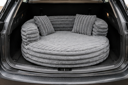 Cozy Nest | Orthopedic Dog Bed with Removable Pillows | Large Size for Ultimate Comfort