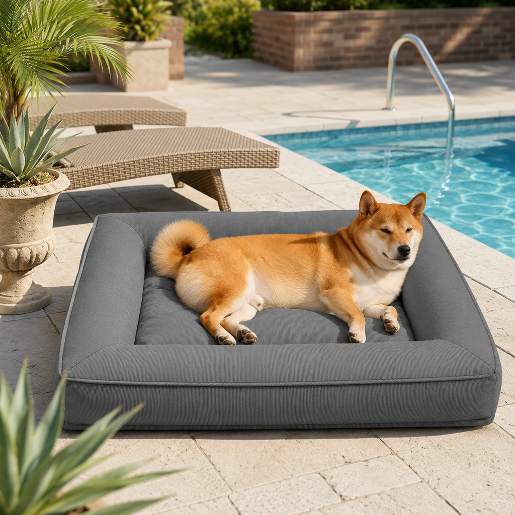 Dog Bed with Waterproof Fabric | Anti-Anxiety Design for Ultimate Comfort