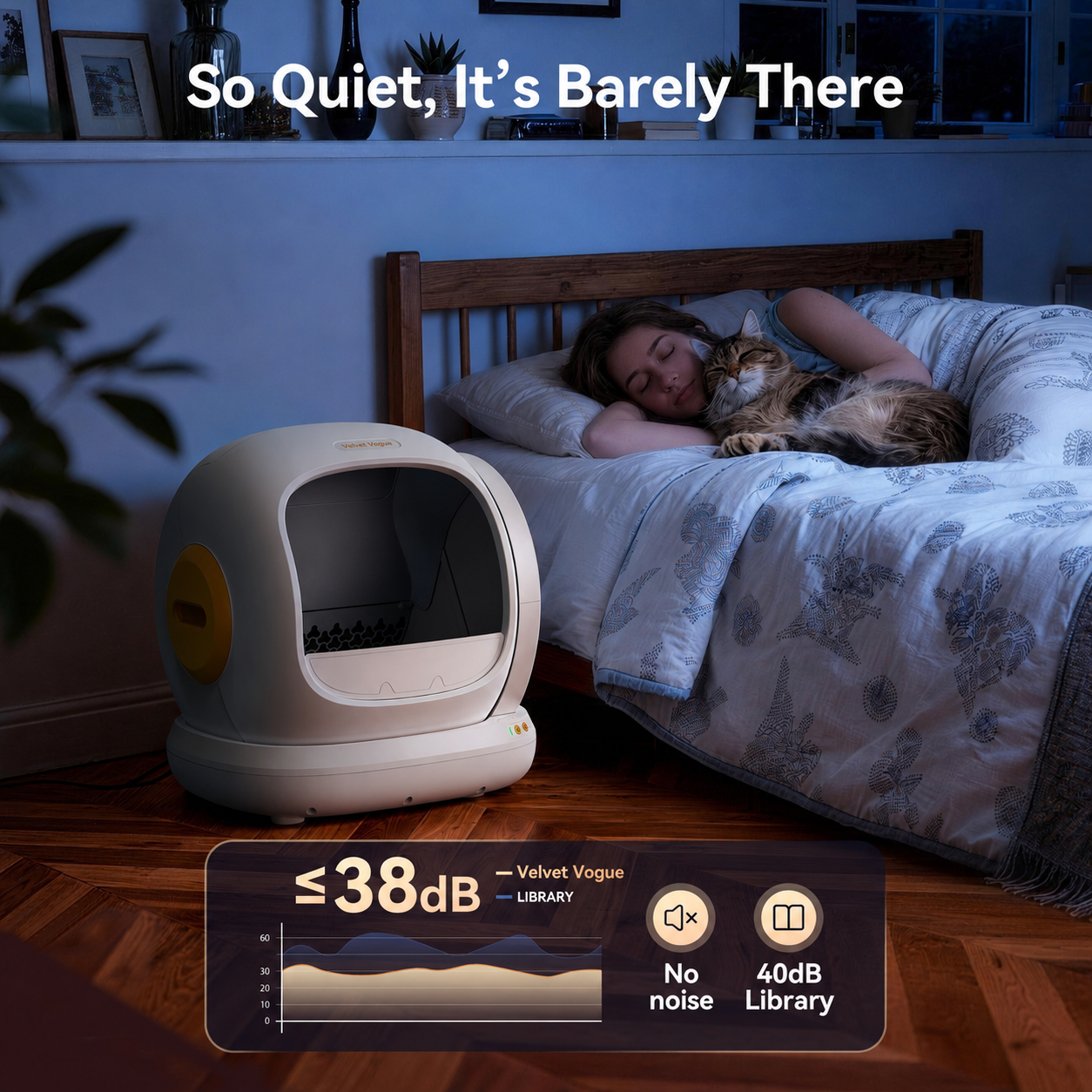 Self-Cleaning Cat Litter Box