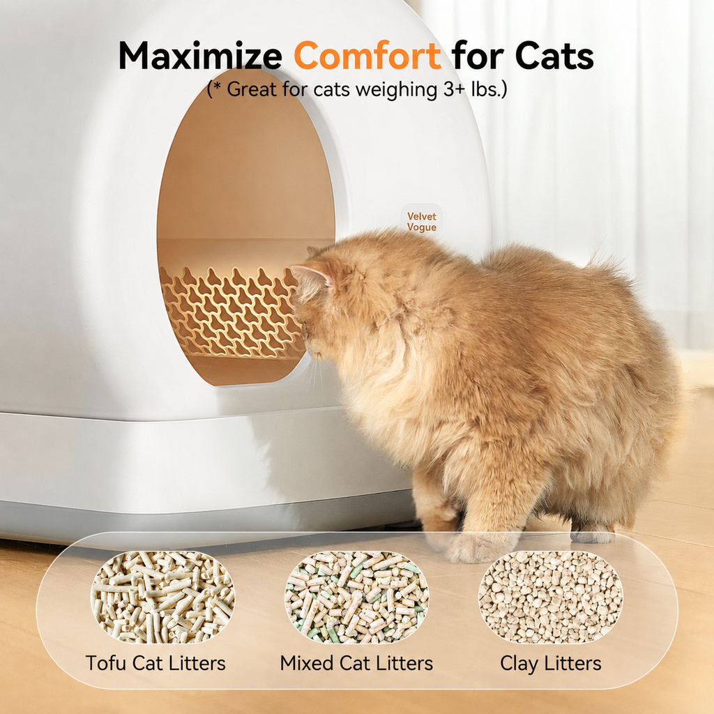 Self-Cleaning Cat Litter Box