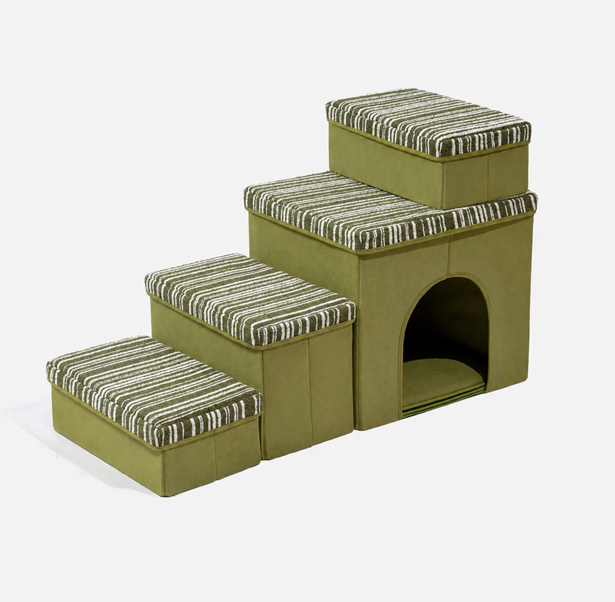 SnugNest | Dog Stairs for Bed with Hidden Storage | Stylish & Durable Accessory for Easy Pet Access