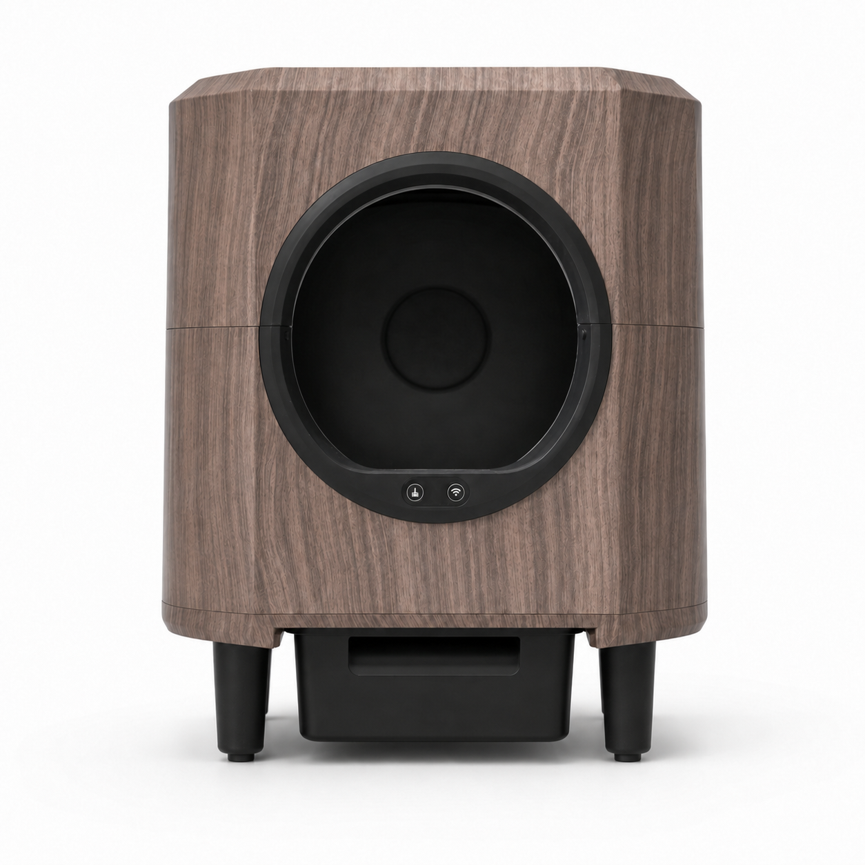 Self-Cleaning Cat Litter Box with App Control – Luxury Wood-Look Design