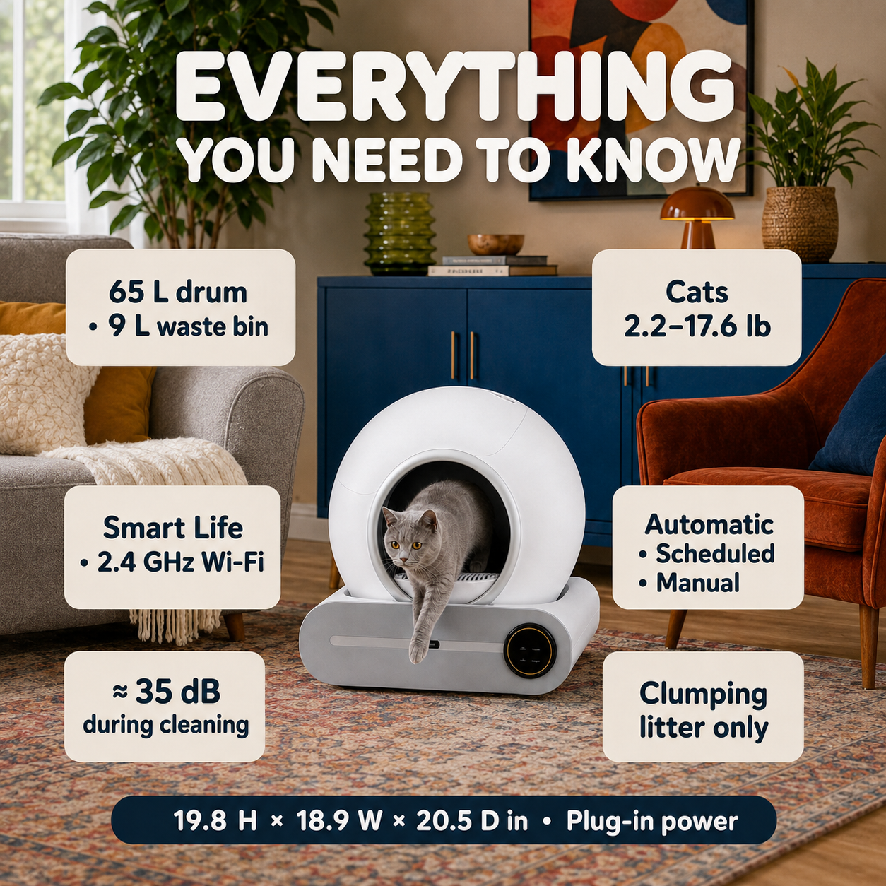 Self Cleaning Litter Box