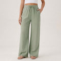 Aurelie Linen Wide-Leg Pants