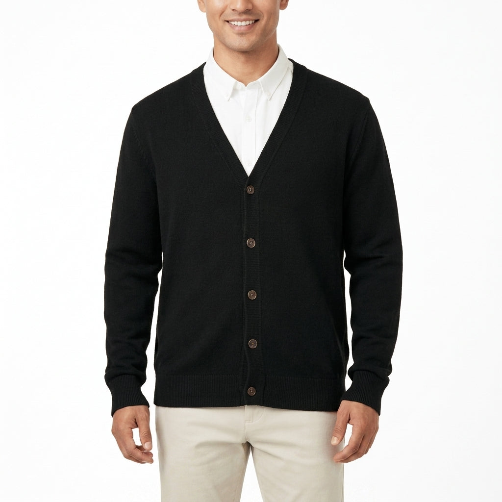 Soren Knit V-Neck Cardigan