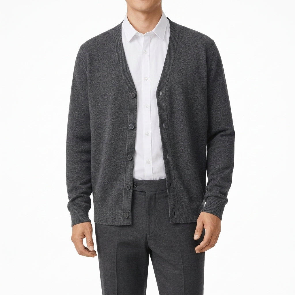 Soren Knit V-Neck Cardigan