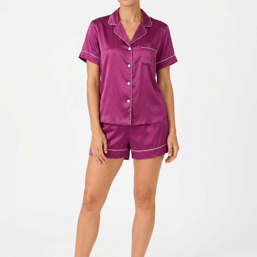 Ottilie Satin Pyjama Set
