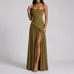 Astrid Draped Maxi Dress
