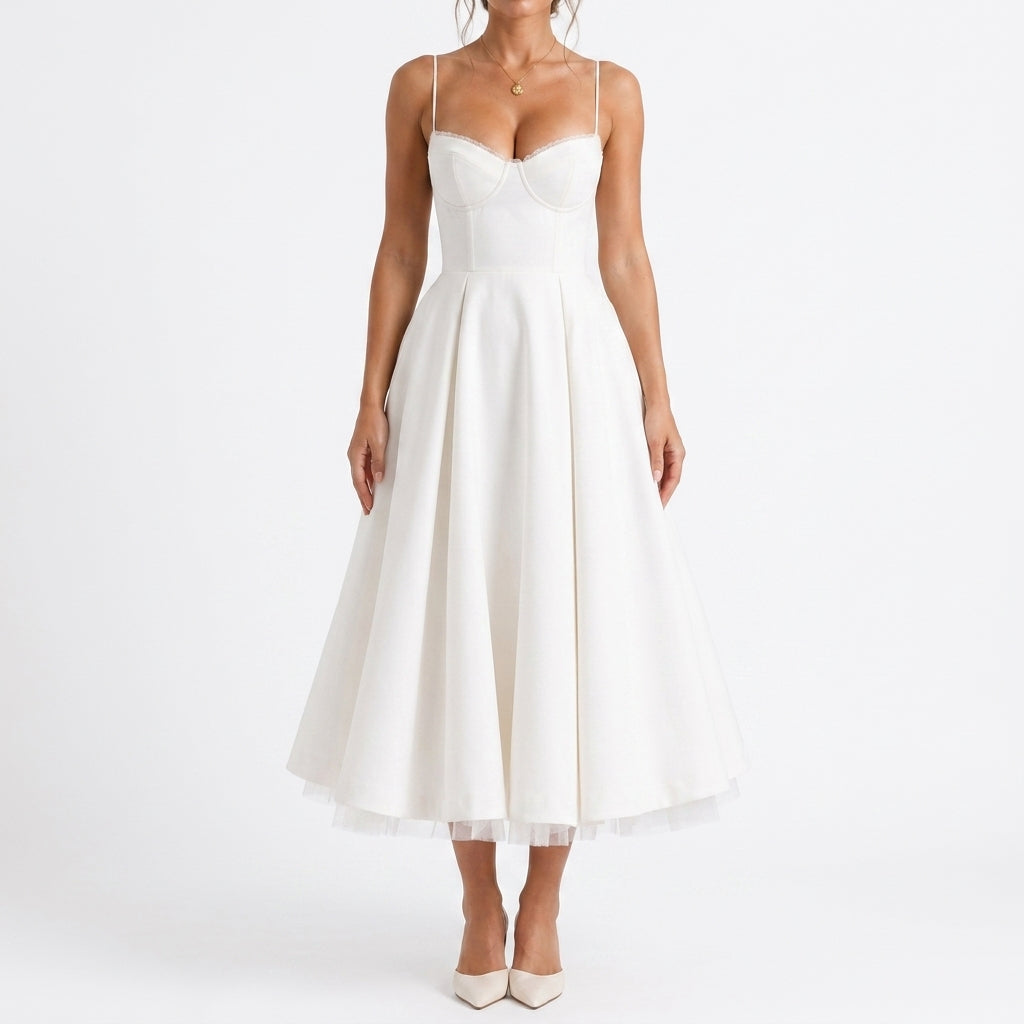 Astrid Corset Midi Dress