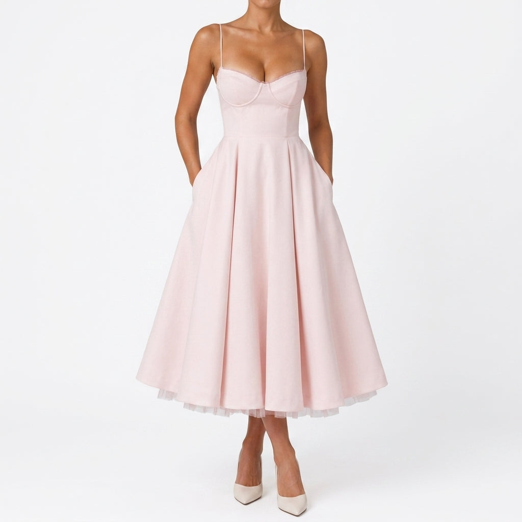 Astrid Corset Midi Dress