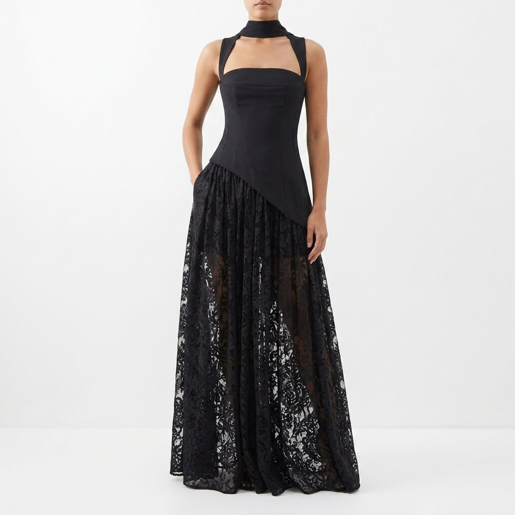 Elio Lace Maxi Dress