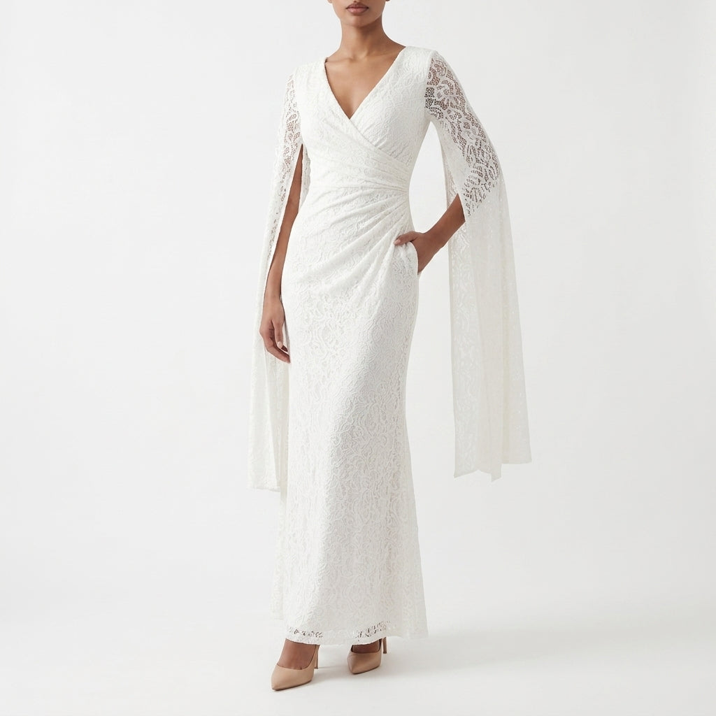Adrien Lace Maxi Dress