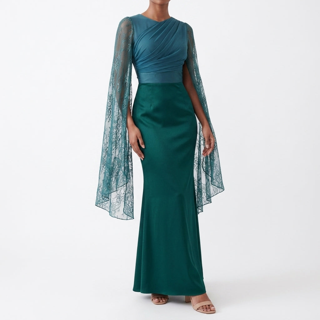 Adrien Lace Maxi Dress