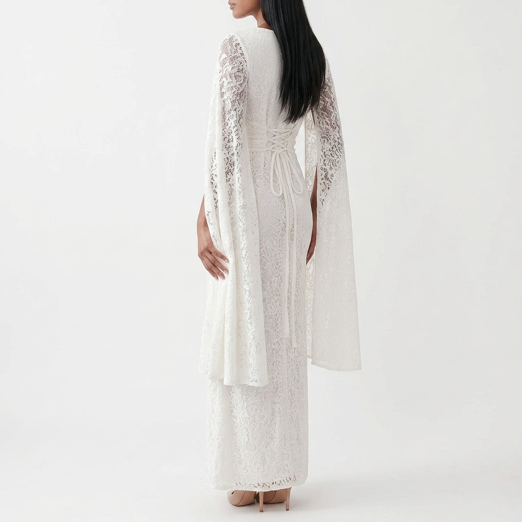 Adrien Lace Maxi Dress