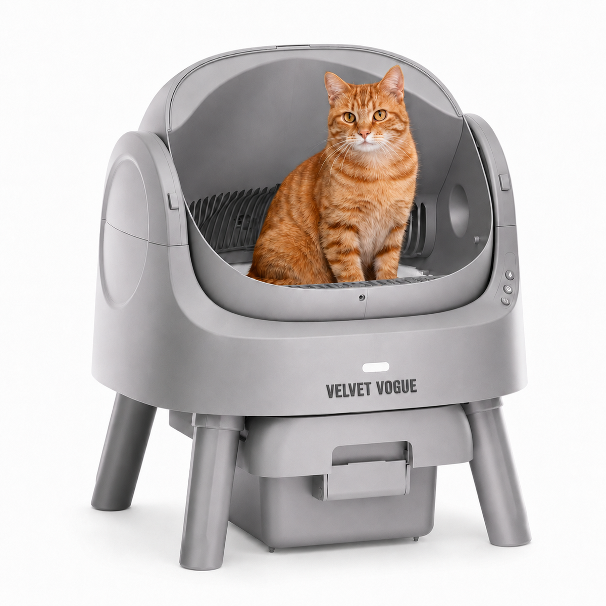 Self-Cleaning Litter Box for Cats – Automatic Cat Litter Box with App Control, Odor Control, Safety Sensors & Large Capacity