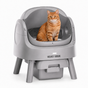 Self-Cleaning Litter Box for Cats – Automatic Cat Litter Box with App Control, Odor Control, Safety Sensors & Large Capacity