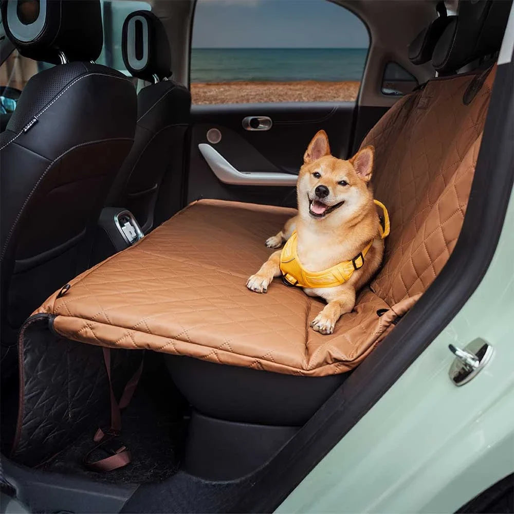 Chenille Comfort Mat for Dog Car Seat Covers – Soft Add-On Travel Pad - view 3
