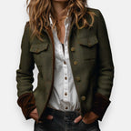 THEODORA | HERRINGBONE TWEED JACKET