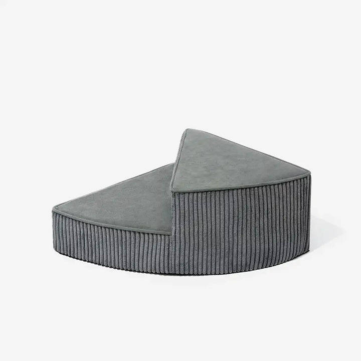 Spiral Dog Stairs for Bed – Corduroy Corner Steps That Hug the Furniture - view 10