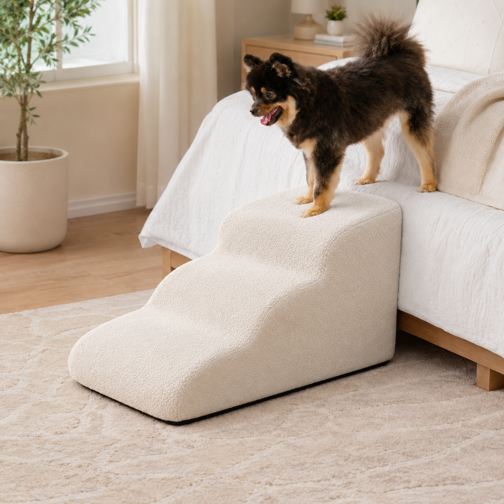 Comfort Steps | Dog Stairs for Bed with Non-Slip Design | Soft Foam for Easy Access