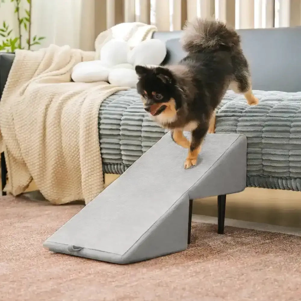 2-in-1 Dog Ramp for Couch & Bed – Non-Slip Convertible Pet Step Stool for Small & Senior Dogs