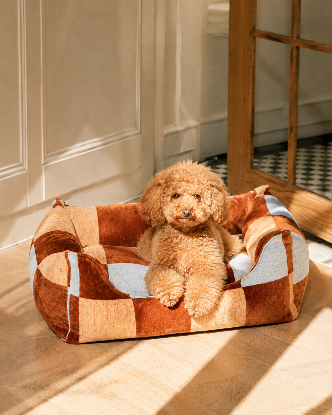 Dog Bed with Memory Foam & Removable Cover | Stylish Design for Ultimate Relaxation