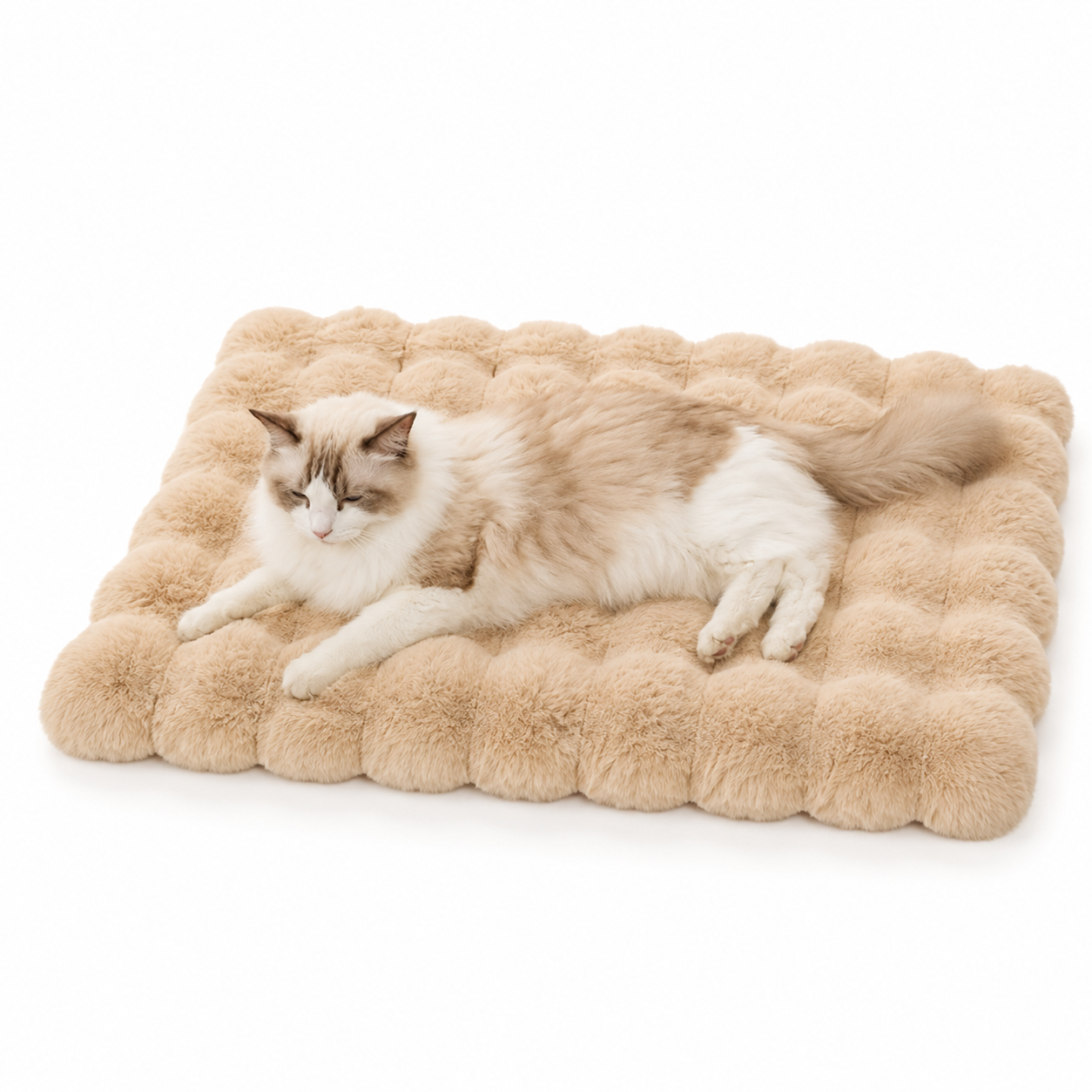 Ultra Soft Faux Fur Pet Mat for Cats & Dogs