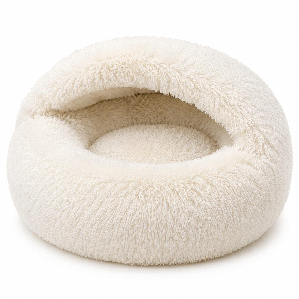 Plush Cat Cave Bed