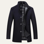 Montague Stand Collar Button Coat - image 7