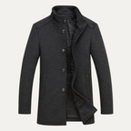 Montague Stand Collar Button Coat - image 6