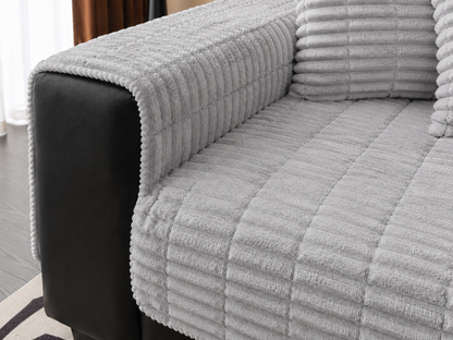 Cozy Flannel | Waterproof Sofa Cover with Non-Slip Backing | Pet-Friendly Protection for Ultimate Comfort