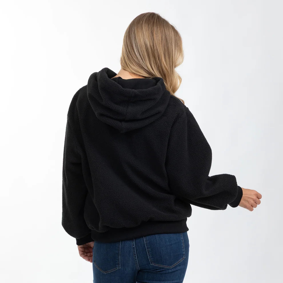 Pet Carrier Hoodie Sweatshirt | Fleece Dog & Cat Sling Hoodie with Front Pocket