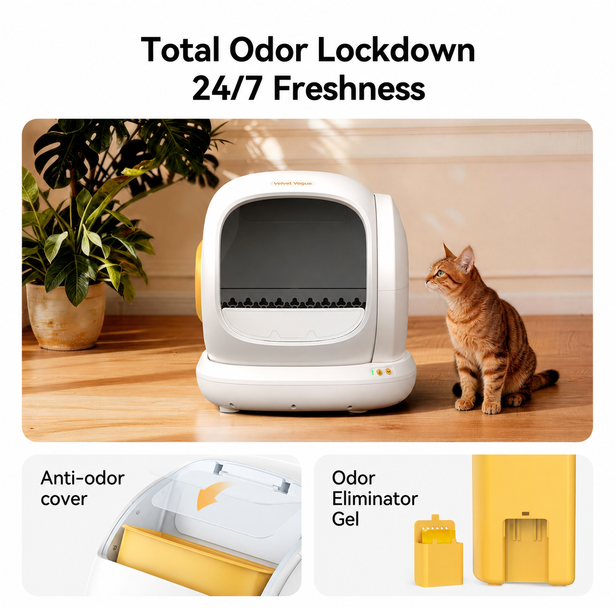 Self-Cleaning Cat Litter Box