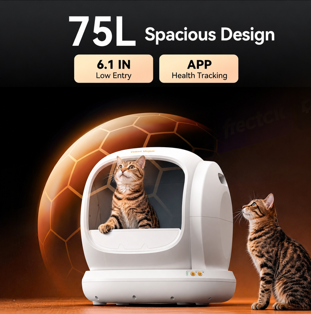 Self-Cleaning Cat Litter Box