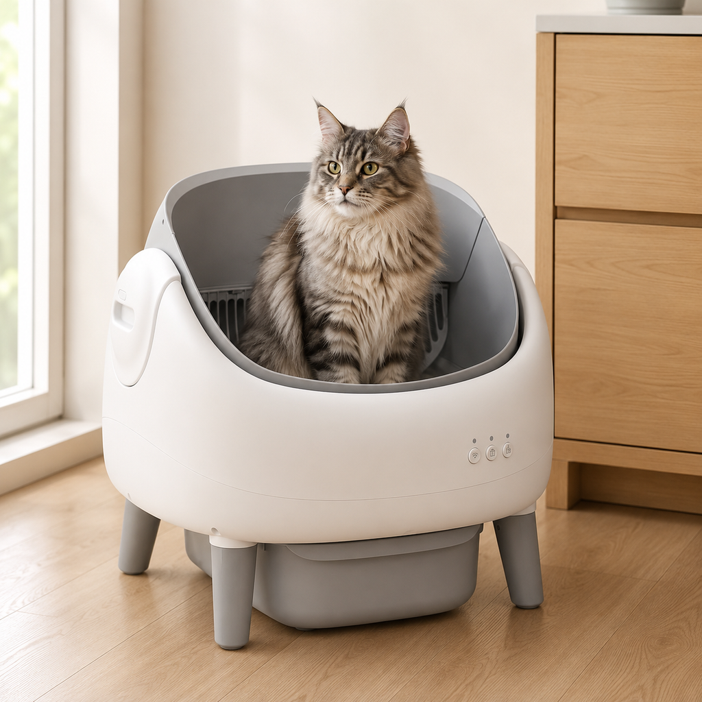 Smart Litter Box | Automatic Self-Cleaning app control