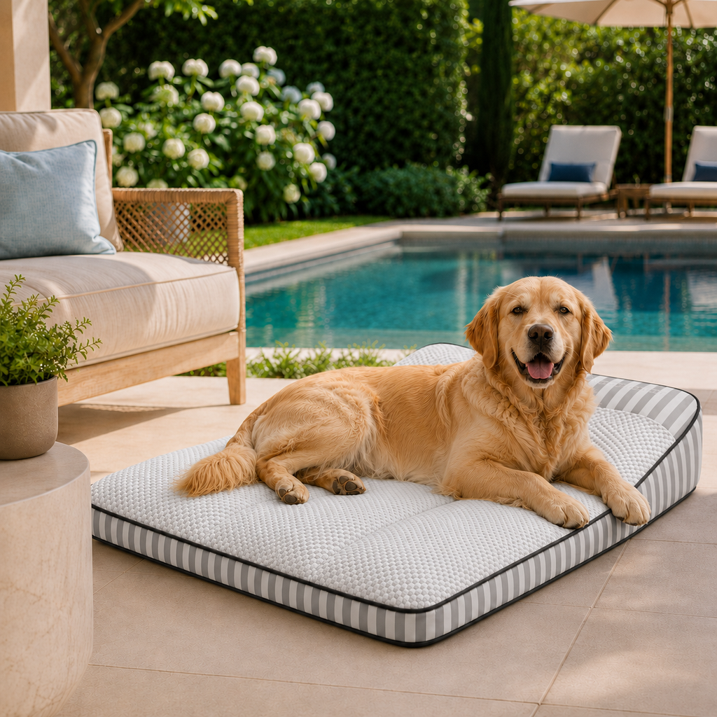 Cooling Orthopedic Dog Bed | Large Design with Joint Support & Breathable Fabric for Ultimate Comfort