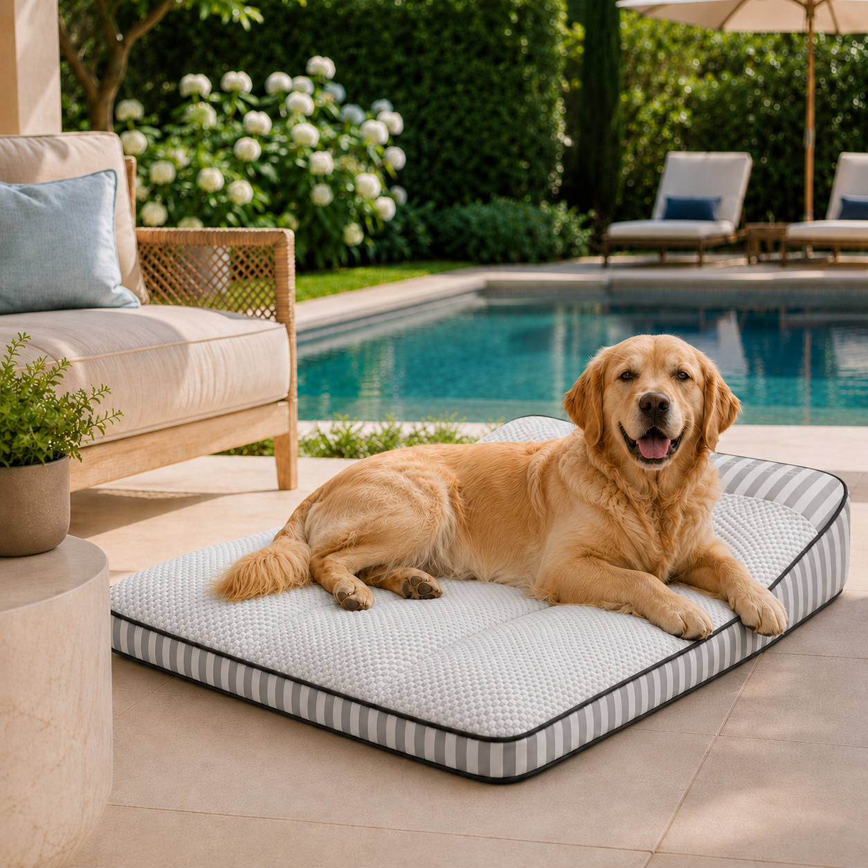 Cooling Orthopedic Dog Bed | Large Design with Joint Support & Breathable Fabric for Ultimate Comfort