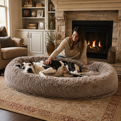Ultimate Comfort | Large Dog Bed with Waterproof Design | Cozy Space for Deep Sleep