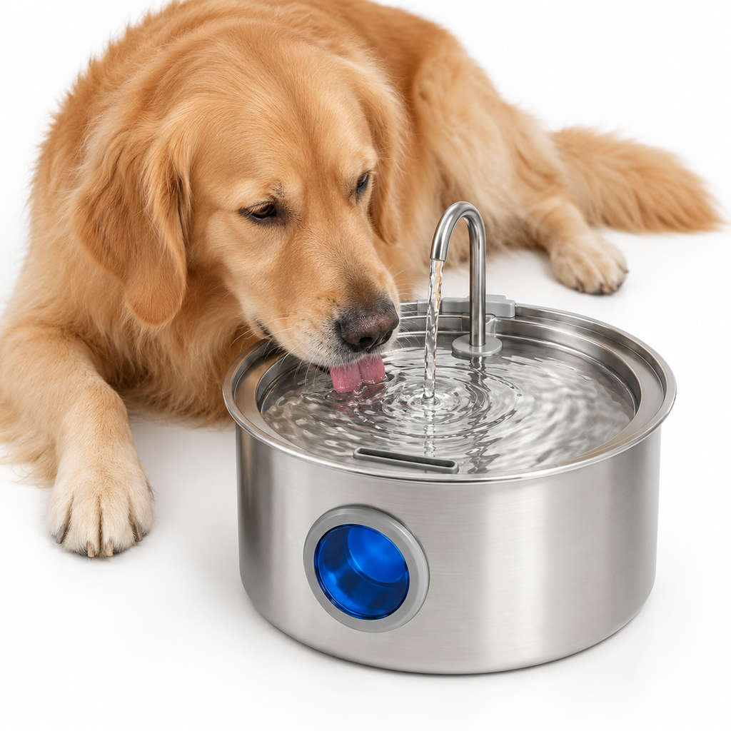 Stainless Steel Dog Water Fountain