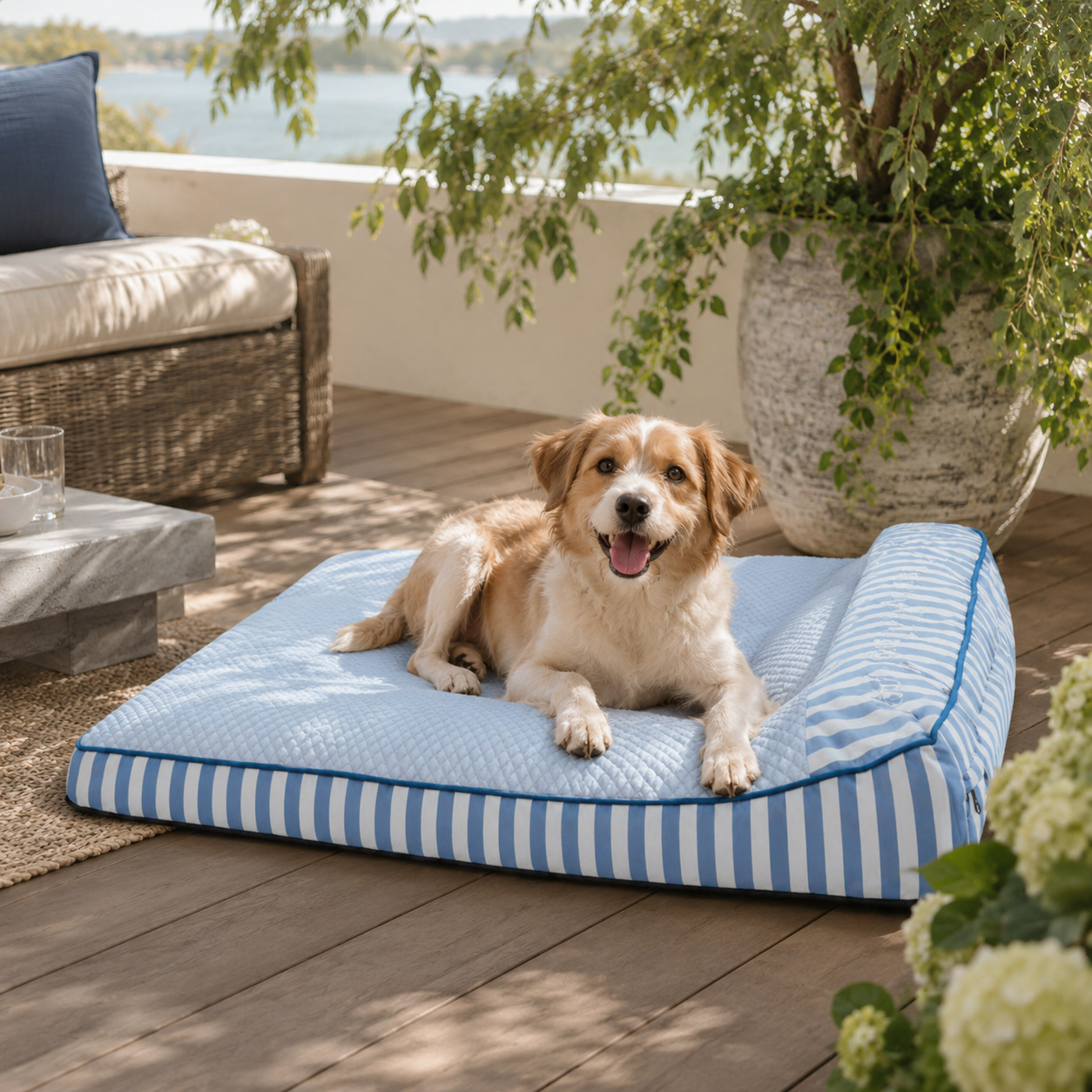 Cooling Orthopedic Dog Bed | Large Design with Joint Support & Breathable Fabric for Ultimate Comfort
