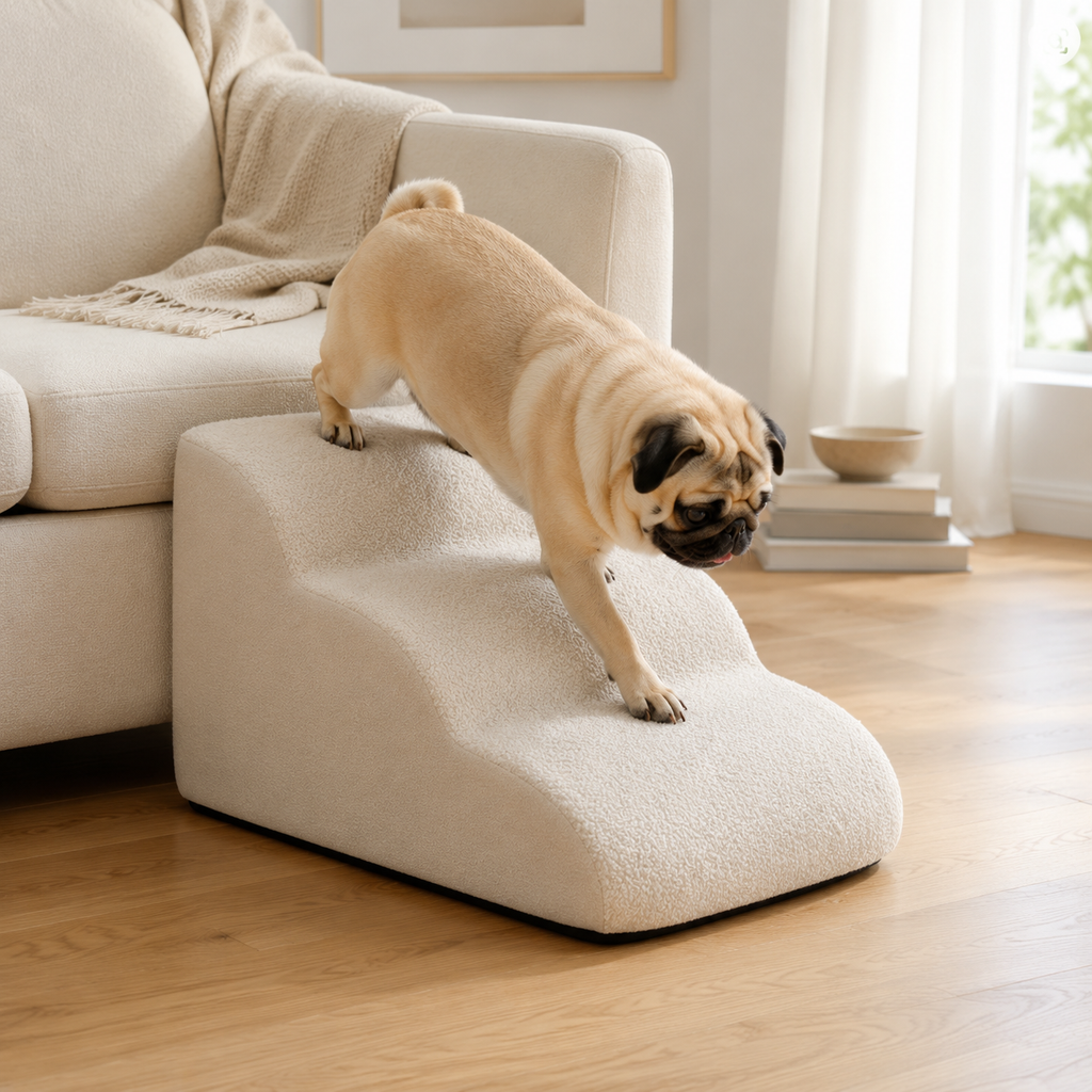 Comfort Steps | Dog Stairs for Bed with Non-Slip Design | Soft Foam for Easy Access
