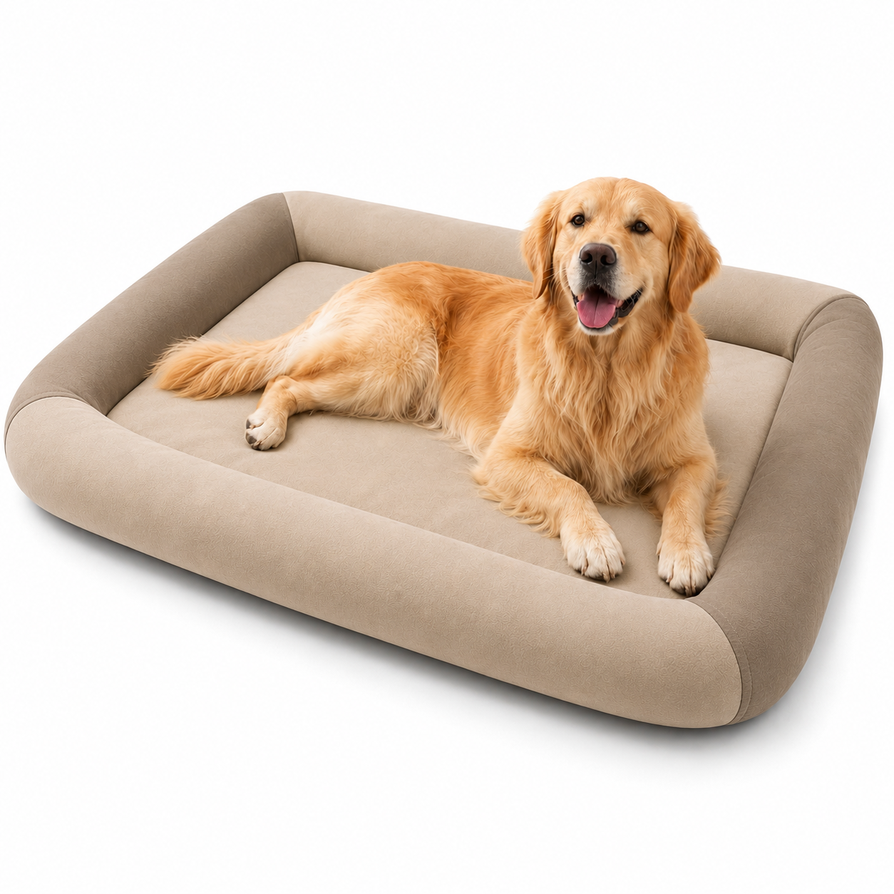 Cooling Dog Bed with Waterproof Design & Plush Texture | Ideal for Summer Comfort