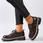 Henrietta Leather Monk Strap Loafers - image 2