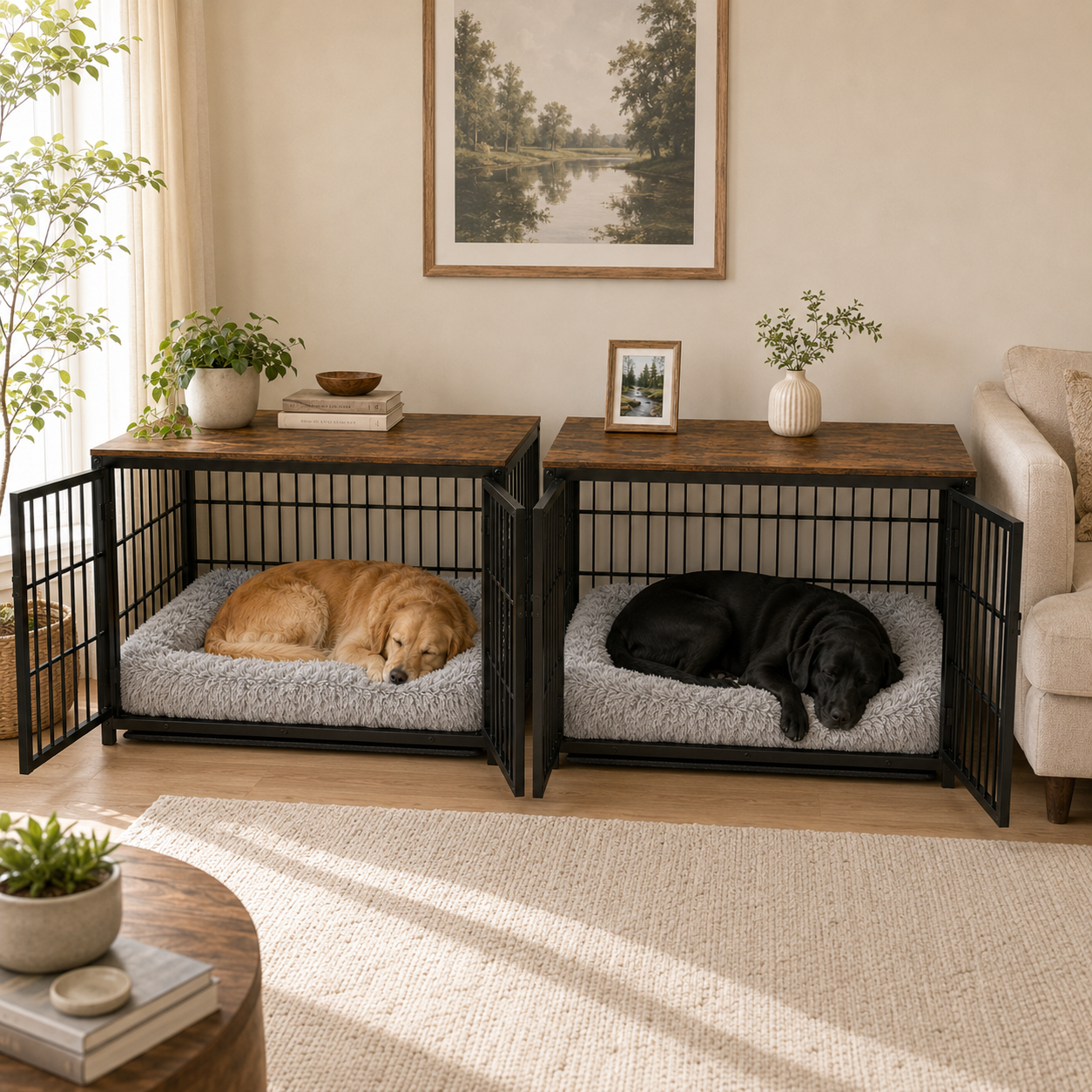 luxury dog crate