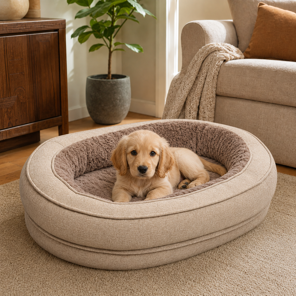 Orthopedic dog bed