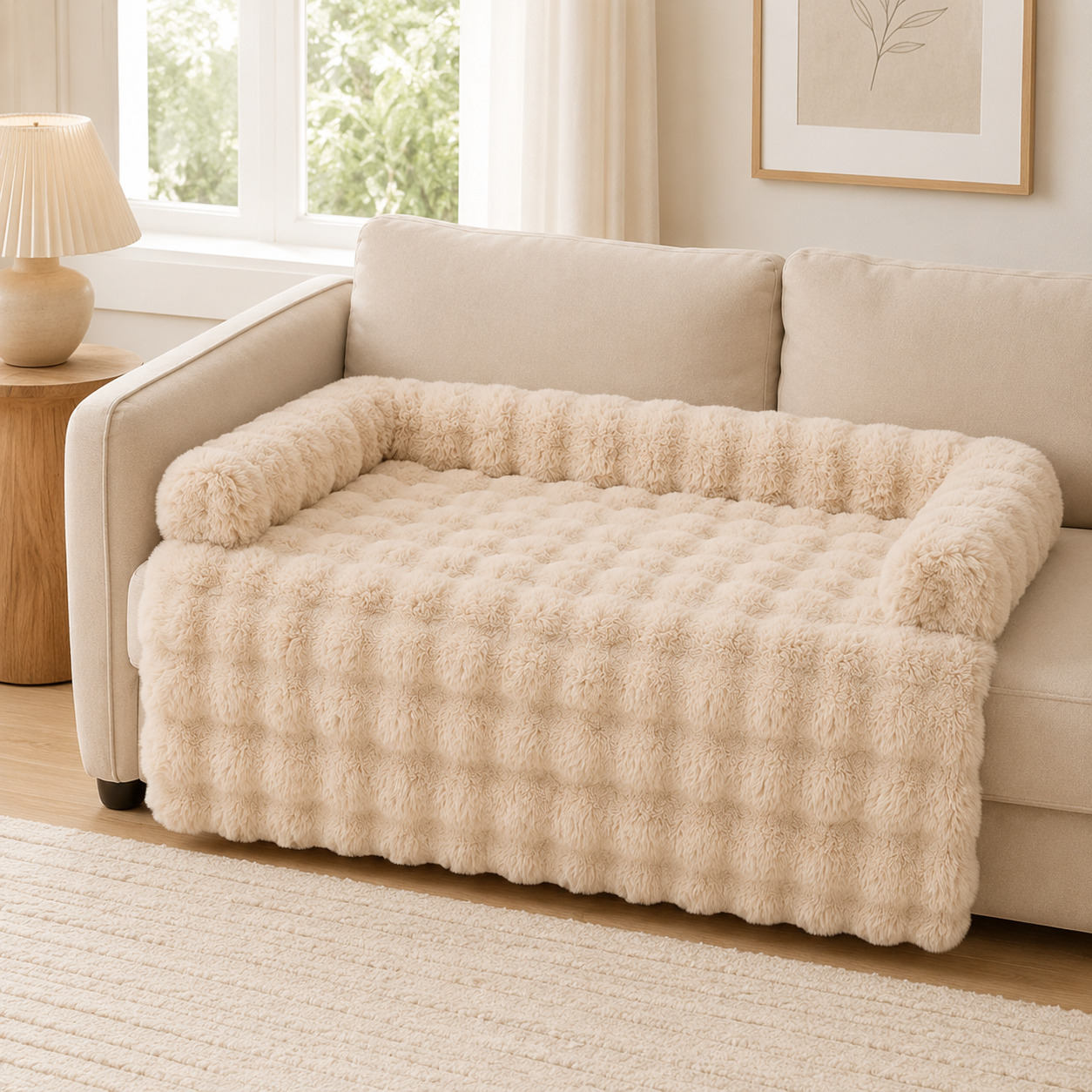 Plush Dog Bed with Ultimate Pet Comfort