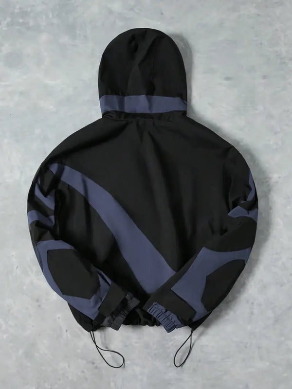 Oswin Hooded Colorblock Windbreaker - image 3