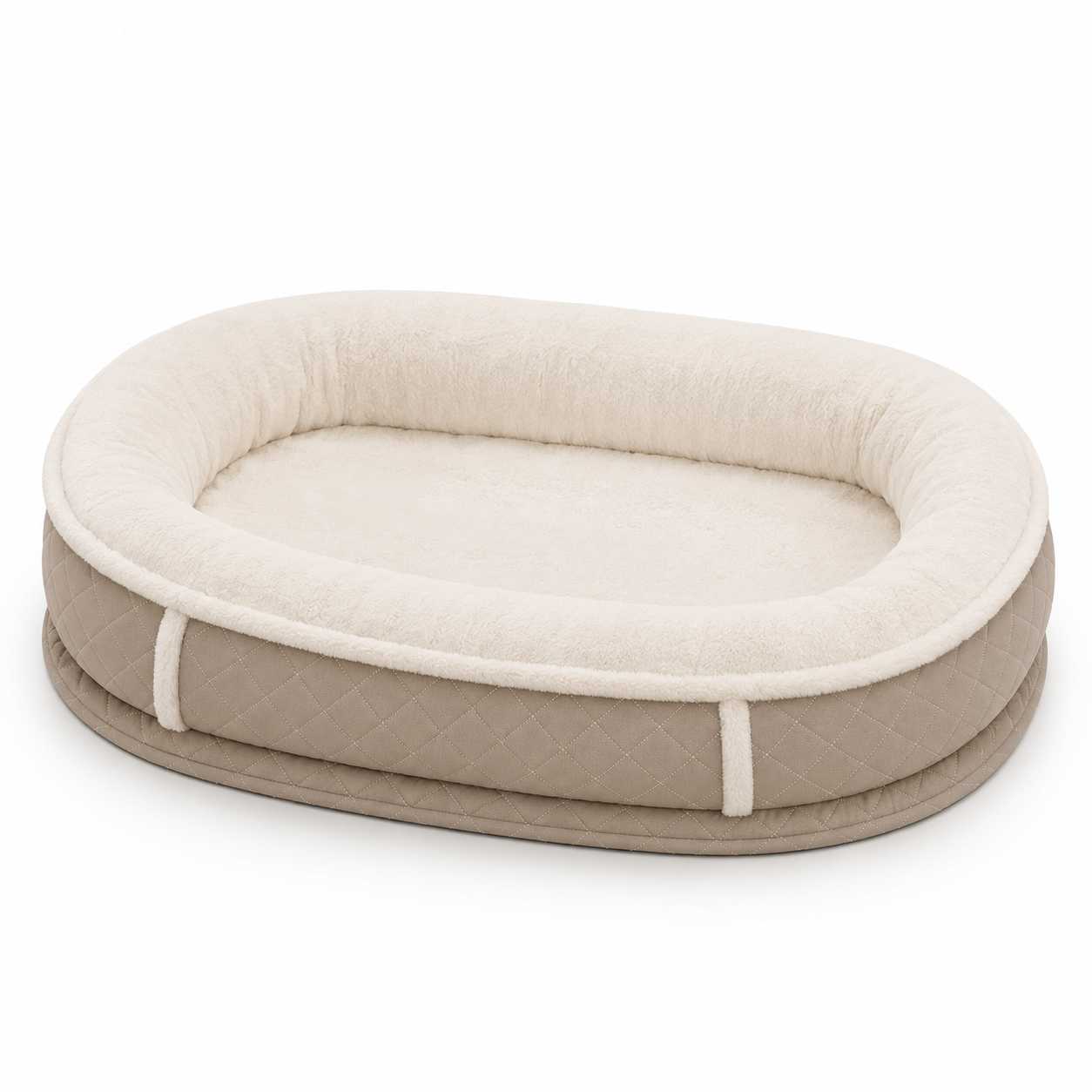 Orthopedic Dog Bed | Plush Faux Leather with Removable Cover | Cozy Retreat for Joint Support