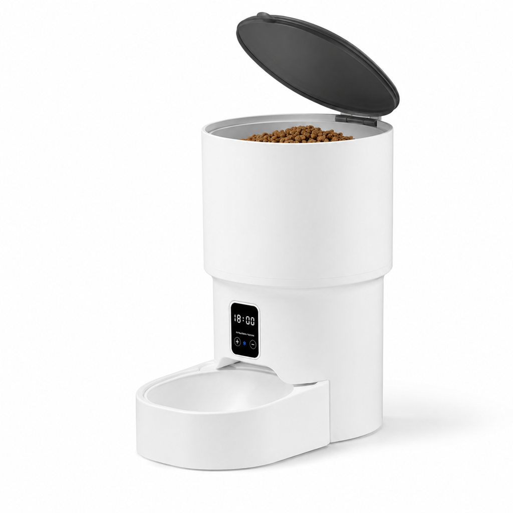 Automatic Cat & Dog Feeder with Camera – Smart 4L Pet Food Dispenser with App Control