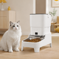 Smart Pet Feeder with 15CM Elevated Camera Tuya App Control for Busy Pet Owners FURPIPI Automatic Cats Dog Food Feeder Dispenser